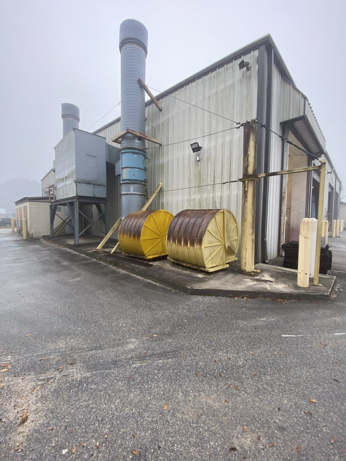 Industrial Facility Cleaning before cleaning