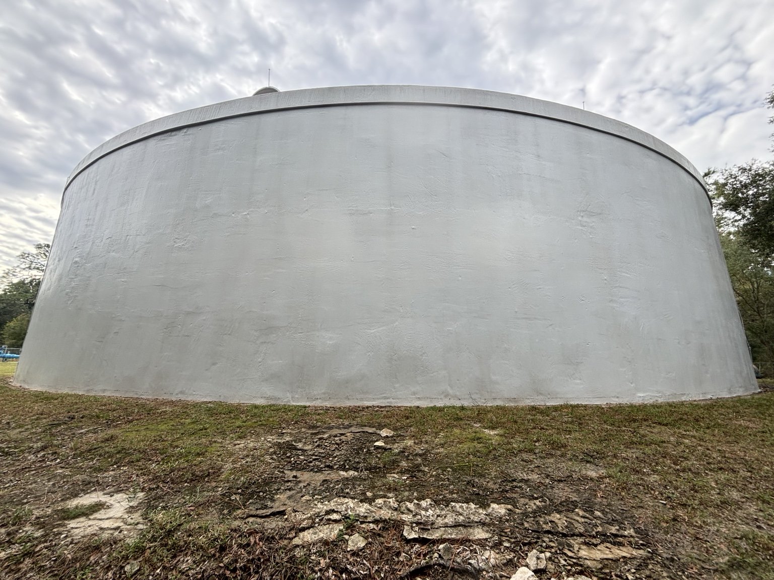 Ground Storage Tank before cleaning