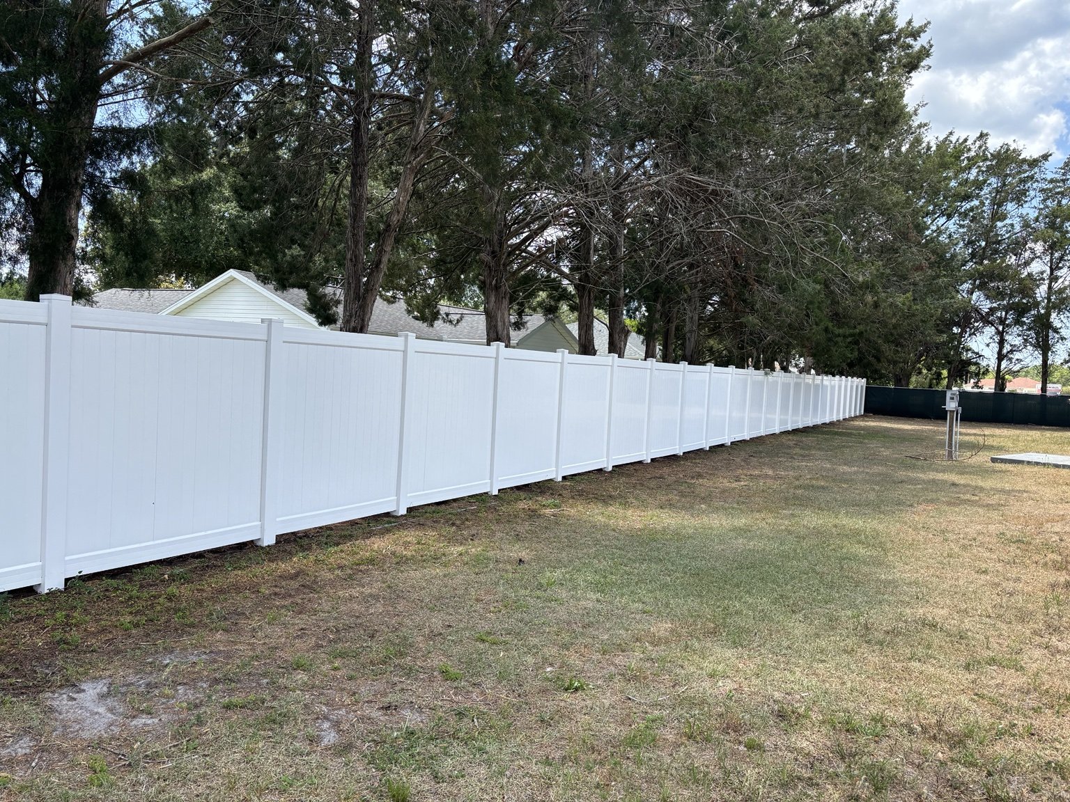Exterior fence cleaning project